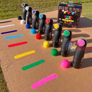 Маркери POSCA, тип моп, 8 основни цвята