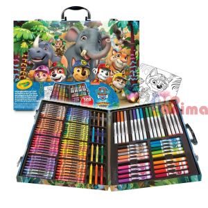 Куфарче за художници Crayola 128 части Paw Patrol Jungle