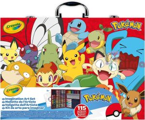 Pokemon - куфарче със 115 части за рисуване