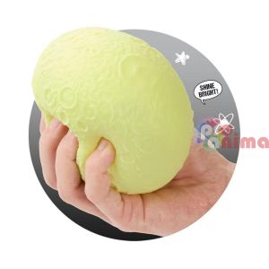 XXL Скуиши Луна светеща на тъмно | Голяма Антистрес Играчка