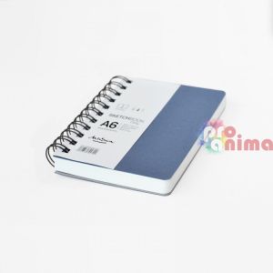 Скицник Drasca Daily Sketchbook A6 Спирала 80 g/m2 80 л. Синя корица Портрет 