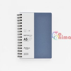 Скицник Drasca Daily Sketchbook A5 Спирала 80 g/m2 80 л. Синя корица Портрет 