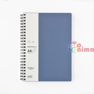 Скицник Drasca Daily Sketchbook A4 Спирала 80 g/m2 80 л. Синя корица Портрет 