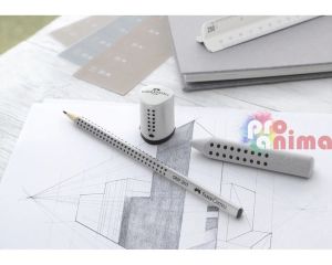 Острилка Faber - Castell Grip 2001, сива
