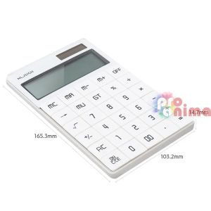 Калкулатор Deli NuSign Classic ENS041 Настолен с 12 цифрен дисплей Бял