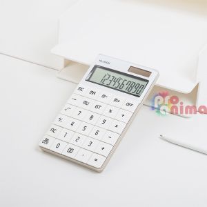 Калкулатор Deli NuSign Classic ENS041 Настолен с 12 цифрен дисплей Бял