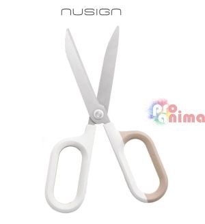 Ножица Deli NuSign Classic ENS055 18 cm, бяла