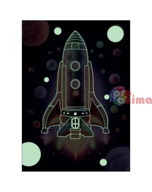 Детски пъзел Astro 48 х 32 cm 48 части Светещ в тъмното