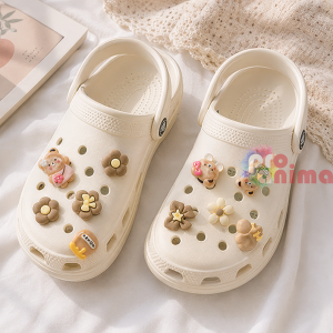 Джибит значки за кроксове и чанти - мечета и цветя