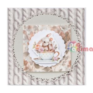 Дизайнерска хартия 8 x 8 cm 100 g/m² Медено - кафяво 100 листа