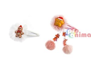 Пухкави кръгчета за декорация 3 cm 50 бр. Розови