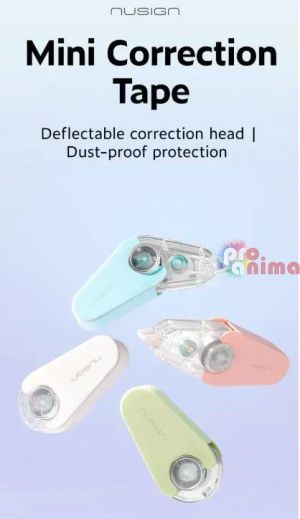 Коректор лента Deli Nusign Classic ENS174 Презареждащ се Розов