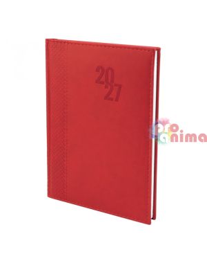 Бележник с дати 2027 14 х 20 cm Термо с кант 168 л. Отделни цветове
