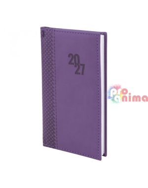 Бележник с дати 2027 Термо с кант 8 х 16 cm 64 л. Различни цветове