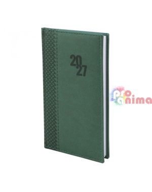 Бележник с дати 2027 Термо с кант 8 х 16 cm 64 л. Различни цветове