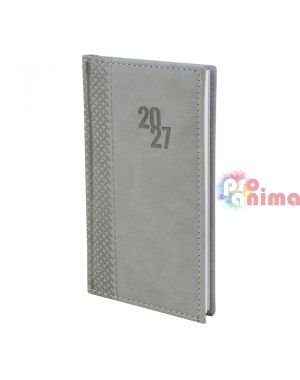 Бележник с дати 2027 Термо с кант 8 х 16 cm 64 л. Различни цветове