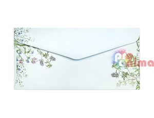 Плик DL 11 x 22 cm 120 g/m2 Детелина | Clover Flower 10 бр.