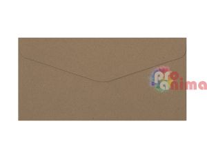 Плик DL 11 x 22 cm 120 g/m2 Тъмнобежов 10 бр.