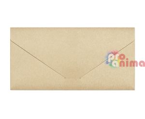 Плик DL 11 x 22 cm 220 g/m2 Nature Тъмнобежов 5 бр.