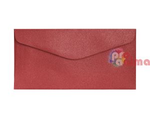 Плик DL 11 x 22 cm 150 g/m2 Перленочервен 10 бр.