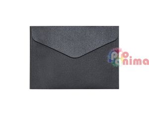 Плик C6 (11.4 x 16.2 cm) 150 g/m2 Перлен черен 10 бр.