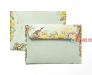 Коледен плик C6 (11.4 x 16.2 cm) 120 g/m2 Златна Коледа 10 бр.