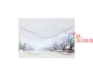 Плик C6 (11.4 x 16.2 cm) 120 g/m2 Вълшебна зима 10 бр.