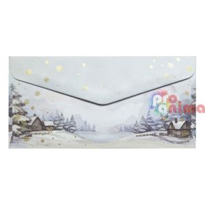 Плик DL 11 x 22 cm 120 g/m2 Вълшебна зима 10 бр.