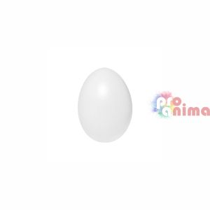 пластмасово яйце 80 мм бяло