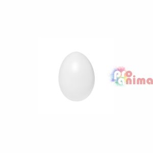 Пластмасово яйце 60 mm, бяло
