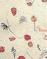 Хартия ръчна естествена Marpa Jansen 100 g 55/80 листа и цветове