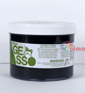 Универсален грунд - черно гесо RENESANS 500 ml