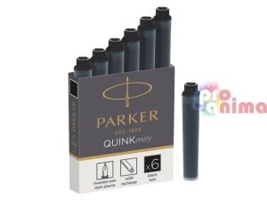 Пълнители за писалка Parker Z11 къси 6 бр. черен