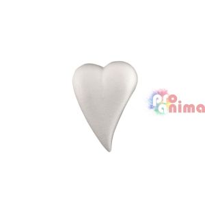 Сърце-капка от стиропор (стирофом) 75 x 55 mm