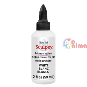 Бяла течна полимерна глина Sculpey 59 ml