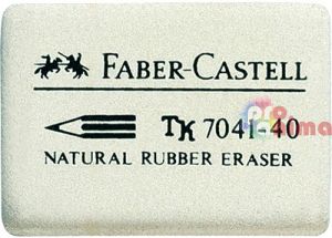 Гума Faber-Castell 7041 бяла