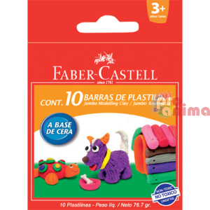 Моделин-клей Faber-Castell 10 цвята