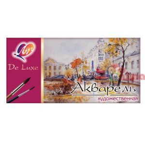 Акварелни бои за рисуване Луч De Lux, 24 цвята